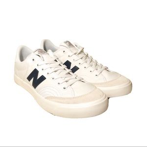 NEW BALANCE NM212FBB Canvas Sneakers, White Navy